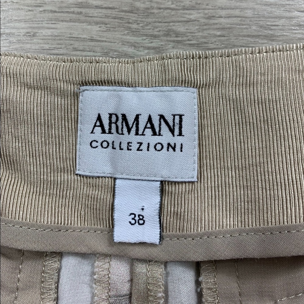 Armani Collezioni Pattern High Rise Trouser Pants - Picture 5 of 13